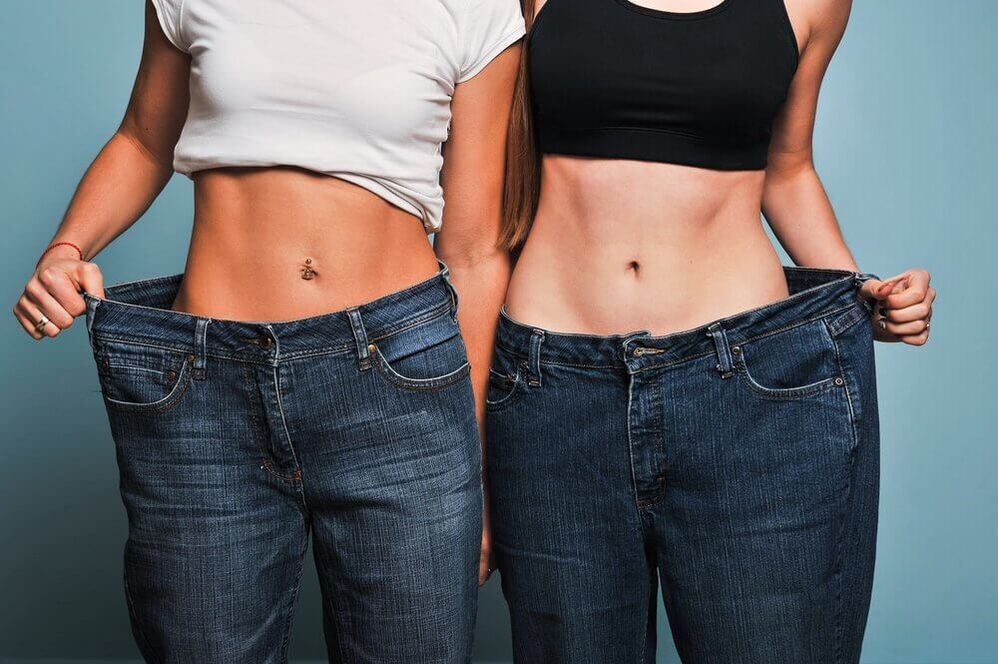 Com dieta e exercícios, as meninas perderam peso em um mês