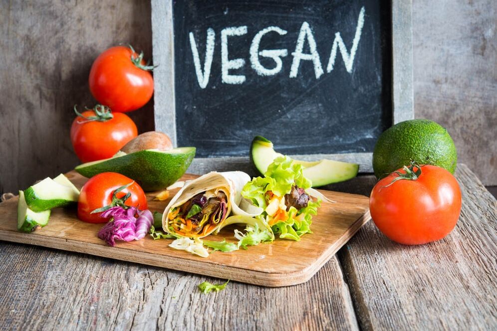 Nutrição dietética de acordo com os princípios de Dukan para veganos